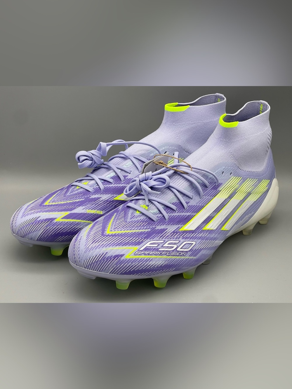 Adidas Sparkfusion Elite FG Soccer Cleats Purple JH7648 Women's 9.5, 10.5, 11.5